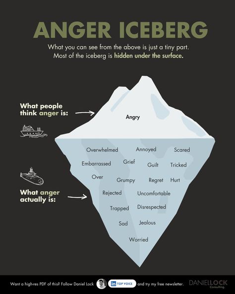 Daniel Lock on LinkedIn: Navigating resistance to change is akin to facing an "Iceberg" of angry… | 26 comments Anger Iceberg, Resistance To Change, Under The Surface, Change Management, You Promised, Eye Roll, Build Trust, Effective Communication, The Ice