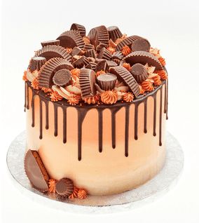 Reeses Birthday Cake, Reese Peanut Butter Cake, Reeses Cake, Buttercream Birthday Cake, Chocolate Drip Cake, Adult Birthday Cakes, Peanut Butter Cake, Peanut Butter Filling, Chocolate Drip