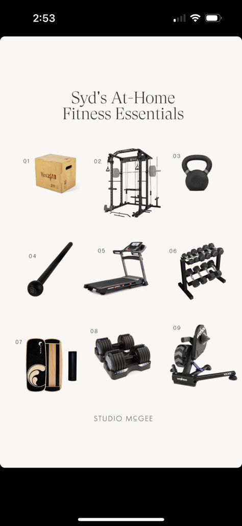 Home Gym Essentials, Gym Essentials, Workout Essentials, Studio Mcgee, At Home Gym, Home Gym, My Dream Home, At Home Workouts, Garage