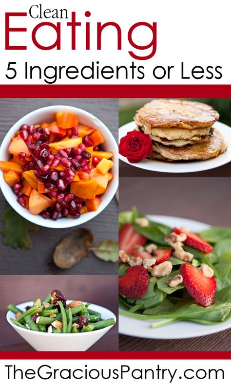 5 Ingredients or Less. Clean eating recipes simple and healthy 5 Ingredients Or Less, Fruit Recipe, Different Foods, 5 Ingredient Recipes, Recipes Simple, Healthy Clean Eating, Health Guide, How To Eat Paleo, 5 Ingredient