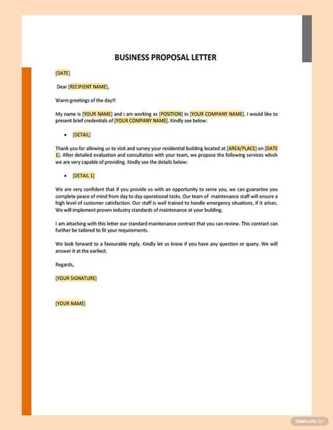 Proposal Letter for Business Template Business Proposal Letter Sample, Proposal Letter Business, Business Proposal Ideas, Sample Proposal Letter, Writing A Business Proposal, Work Proposal, Work Agreement, Business Proposal Letter, 1000 Word Essay