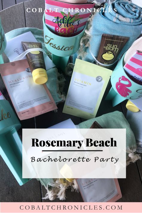 Beach Bachelorette Party Gift Bags, Beach Bachelorette Party Favors Welcome Bags, Bach Party Favors Bachelorette Weekend, Beach Bach Party Favors, Bachelorette Party Rosemary Beach, Seaside Florida Bachelorette Party, Beach Bachelorette Gifts, Beach Bachelorette Party Ideas Favors, Beach Bachelorette Gift Bags