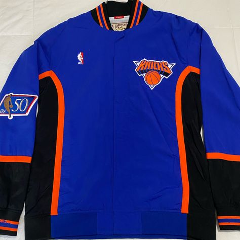 Knicks Outfit, Coach Jacket Men, Ny Knicks, Method Man, Team Jackets, M Performance, Coach Jacket, New York Knicks, Vintage Jacket