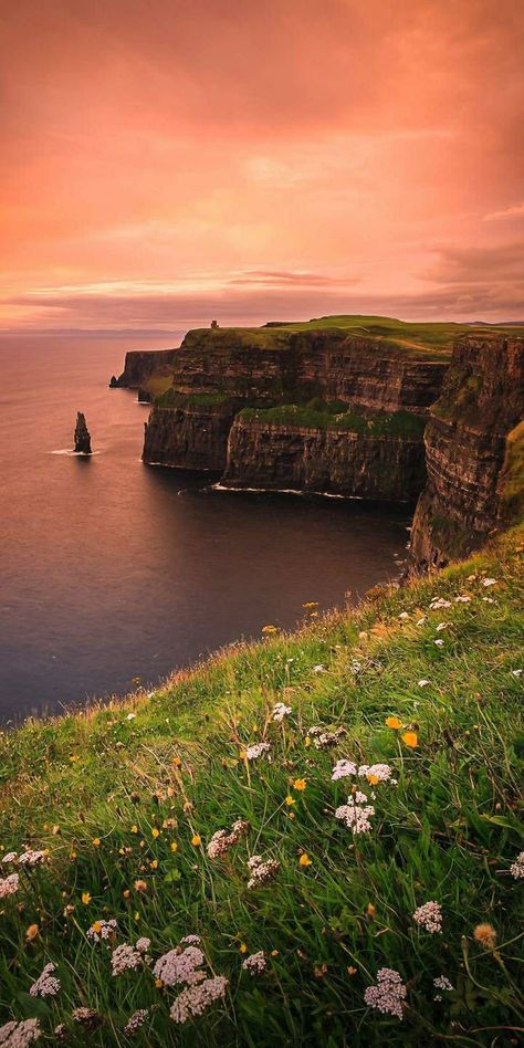 Ireland Cliffs, Ocean Cliff, Ireland Landscape, Cliffs Of Moher, Pastel Art, Cinque Terre, Image House, Scenery Wallpaper, Landscape Photos