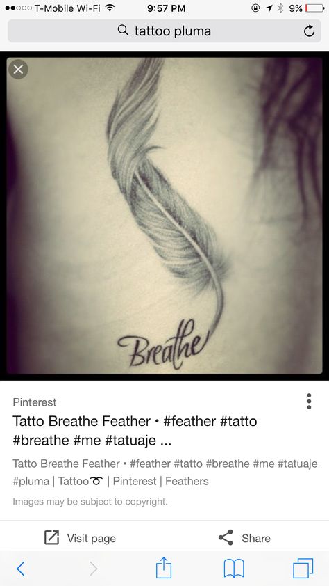 Just Breathe Feather Tattoo, Feather Wrist Tattoo, Niece Tattoo, Feather Tattoo Wrist, Feather Tattoo, Wrist Tattoo, Just Breathe, Wrist Tattoos, Tattoo Quotes