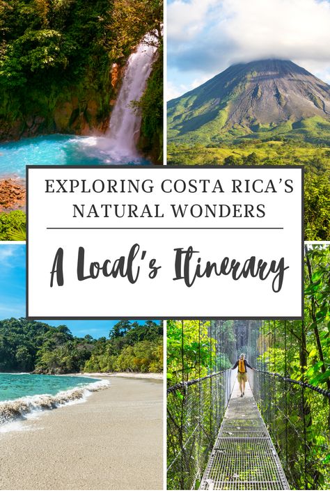 Discover Costa Rica's best eco-friendly spots with our local itinerary. Visit beaches, volcanoes, and rainforests, and find top places to stay and eat. Get insider tips and must-do tours for a sustainable adventure in Costa Rica. Perfect for nature lovers and eco-conscious travelers. Nayara Costa Rica, Unique Things To Do In Costa Rica, Things To Do In Costa Rica Top 10, Where To Go In Costa Rica, Costa Rica Where To Stay, Cocos Island Costa Rica, Costa Rica Travel Itinerary, Costa Rica Bucket List, Things To Do In Costa Rica