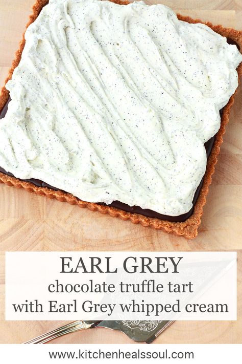 Earl Grey Chocolate, Chocolate Ganache Tart, Whipped Cream Cheese Frosting, Ganache Filling, Cake Filling Recipes, Best Chocolate Desserts, Custard Desserts, Tart Dessert, Cracker Crust