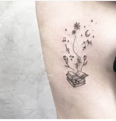 Reader Tattoo, Nature Tattoo Ideas, Bookish Tattoos, Cool Nature, Feather Tattoo Design, Coffee Tattoos, Nature Tattoo, Fantasy Tattoos, Red Ink Tattoos