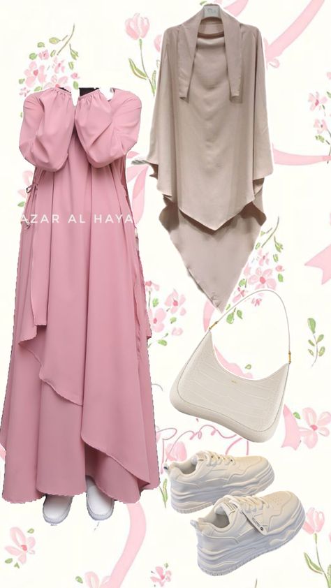 #muslimah #muslimvibes #muslimoutfit #muslimfashion #muslimgirl #muslimgoals #abaya #abayafashion #cute #coquette #pink #khimar #hijabi #hijabifriendly #hijabioutfit #hijabiwomen #hijabinspo Pink Khimar, Cute Hijabi Outfits, Khimar Style, Islamic Modest Fashion, Muslimah Fashion Casual, Muslim Outfit, Hijabi Outfit, Cute Coquette, Coquette Pink