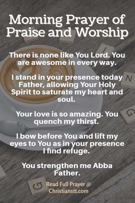 I worship You Almighty God! Oh how I adore and praise Your name! I love You Lord, for who You are! I thank You for loving me and providing everything I nee Prayers Of Praise, Praise And Worship Quotes, Prayer Of Praise, I Love You Lord, Worship Quotes, Prayer Changes Things, Everyday Prayers, Thank You For Loving Me, Good Morning Prayer