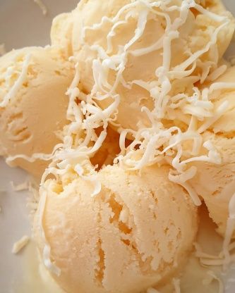 Sorbetes (Filipino 'dirty' Ice Cream) Recipe - Food.com Filipino Ice Cream, Dirty Ice Cream, Mango Chocolate, Recipes Pictures, Cheese Ice Cream, Vegan Snack Recipes, Purple Yam, Make Cream Cheese, Vegan Snack