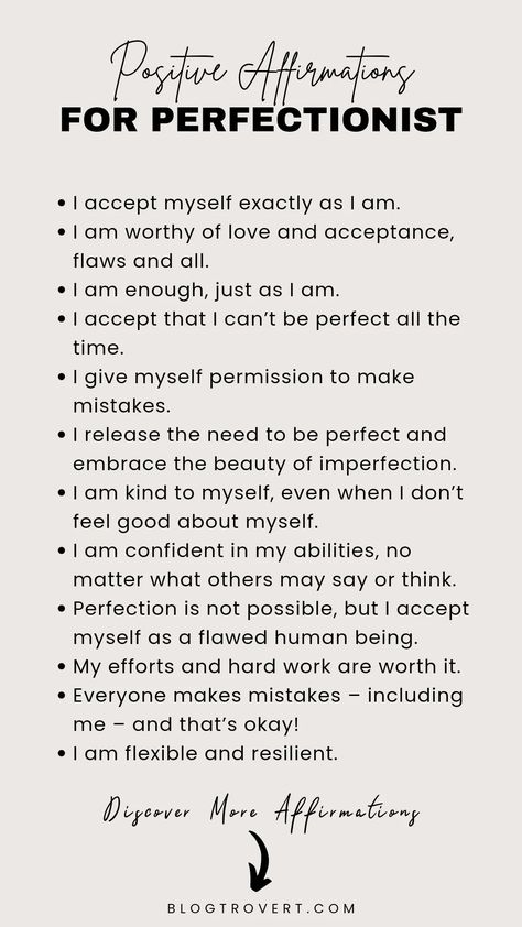 Frustration Affirmations, Mirror Positive Affirmations, Embracing Imperfections Quotes, Abandonment Issues Affirmations, Perfect Life Affirmations, Perfectionist Affirmations, Shame Affirmations, Self Acceptance Affirmations, Positive Mindset Affirmations