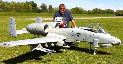 $10,000 RC Plane Looks Absurdly Real Rc Jet Planes, Wiking Autos, Remote Control Planes, A10 Warthog, Kombi Pick Up, Radio Controlled Aircraft, Expensive Toys, Remote Control Boats, Avion Rc