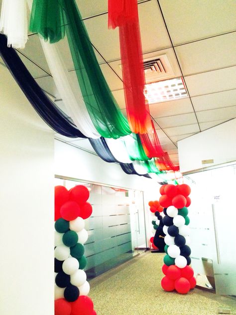 National Day 2016 National Day Uae Ideas, National Day Decoration Ideas, Uae National Day Decoration Ideas, Uae National Day, Independence Day Decoration, Indian Festival, Republic Day, Indian Festivals, National Day