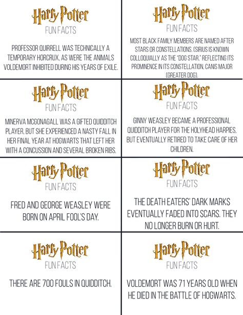 Harry Potter Fun Facts, Lunchbox Printables, Harry Potter Trivia Quiz, Gilderoy Lockhart, Lunch Kids, Harry Potter House Quiz, Grandma Camp, The Dog Star, Harry Potter Printables Free