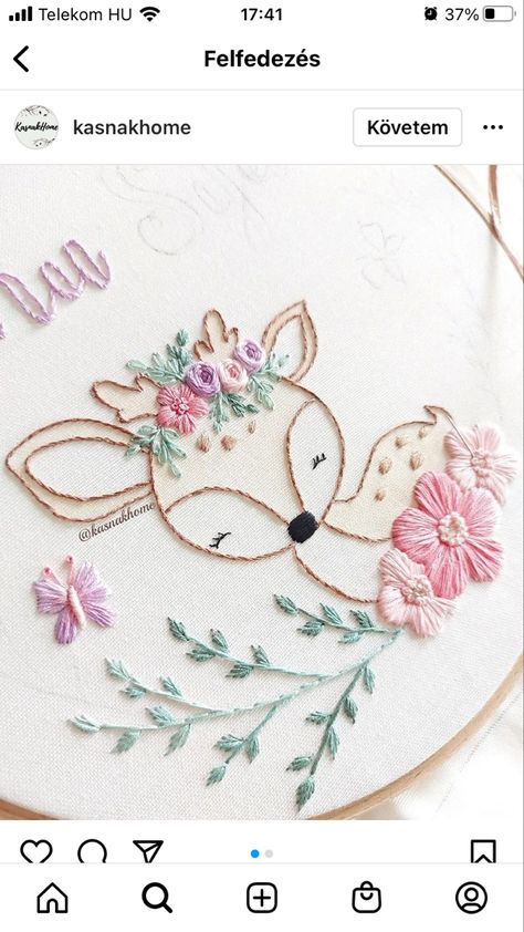 Simple Floral Embroidery Patterns, Emboirdery Design, Hand Embroidery Animals, Baby Embroidery Patterns, Embroidery Unicorn, Cute Embroidery Patterns, Embroidery Designs Cute, Embroidery Hoop Art Diy