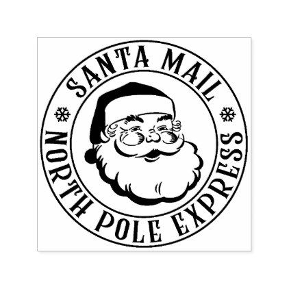 Santa Stamp, Santa North Pole, Custom Holiday Gifts, Christmas Mail, Antique Gifts, Holiday Stamping, Scrapbooking Stamps, Antique Gift, Christmas Stamps