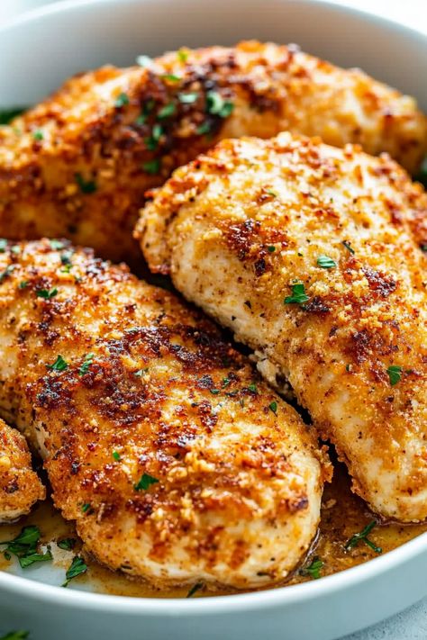 Baked Ranch Chicken Breaded Ranch Chicken Baked, Ranch Parmesan Chicken Baked, Bacon Cheddar Ranch Chicken, Oven Chicken Dishes, Baked Chicken Panko Recipes, Chicken With Ranch Dressing Packet, Chicken Bacon Bake, Ranch Dressing Chicken Baked, Bacon Ranch Chicken Bake