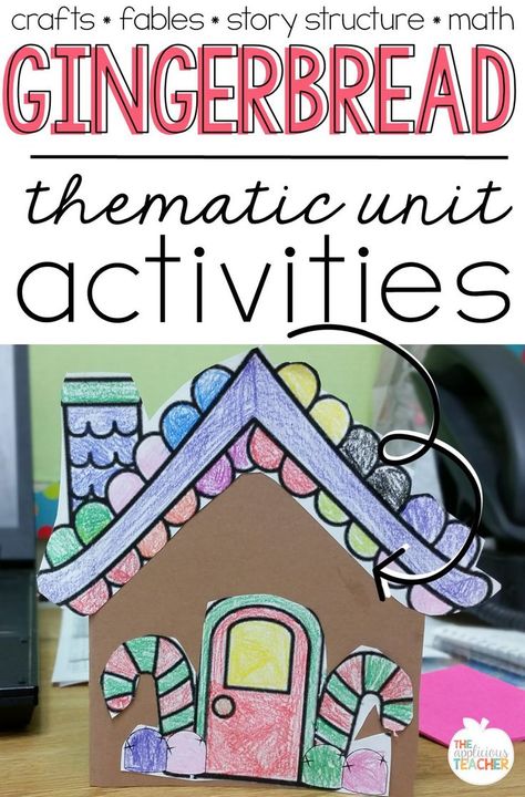 Gingerbread man thematic unit and activities- great ideas for using "The Gingerbread Man" in a second or third grade classroom. Love all the standards you can pull into this amazing unit! Multiplication Lessons, Winter Homeschool, Gingerbread Man Unit, Gingerbread Unit, Gingerbread Man Activities, December Kindergarten, Gingerbread Activities, Gingerbread Theme, December Activities