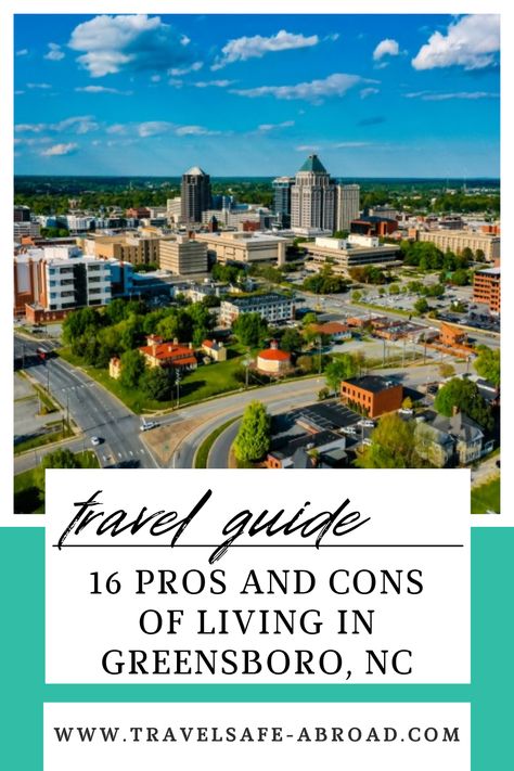 Located right in the heart of North Carolina is Greensboro. Greensboro is a great city to move to if you’re looking for an equal mixture of affordability, southern hospitality, and residents who simply take care of their communities. Greensboro also has a bustling economy and a lot of history. However, Greensboro also has several drawbacks. So, it’s important to weigh all the pros and cons if you’re considering making a move to Greensboro. Greensboro North Carolina, Humid Weather, Bike Lane, Greensboro Nc, Southern Hospitality, On The Road Again, Science Center, New Town, Best Cities