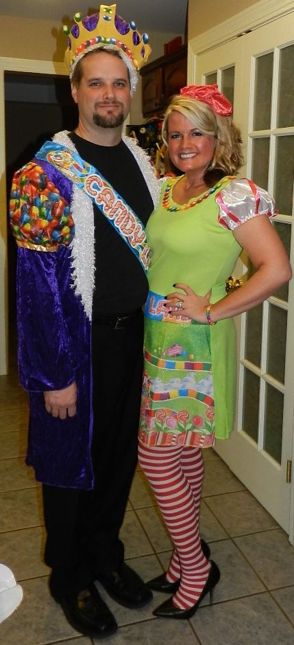 Candy Land Couple's Costume :) Candy Land Costumes, Candy Land Game, Candyland Party Theme, Couple's Costume, Halloween Customer, Candy Land Birthday Party, Halloween Queen, Candyland Birthday, Candyland Party