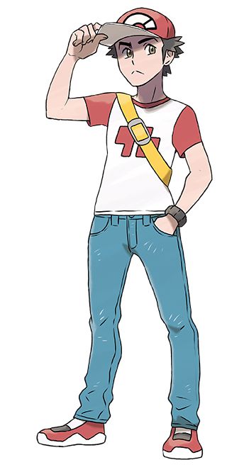 Sun Pokemon, Red Pokemon, Pokemon Rpg, Circus Characters, Pokemon Firered, Trainers Outfit, Pokemon Clothes, Character Types, Pokemon Oc