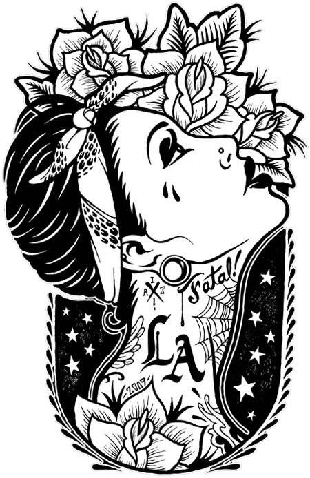 fatal clothing Johnny Tattoo, Berg Tattoo, Desenhos Old School, Mike Giant, Pop Art Vintage, Panther Tattoo, Lowrider Art, Geniale Tattoos, Desenho Tattoo