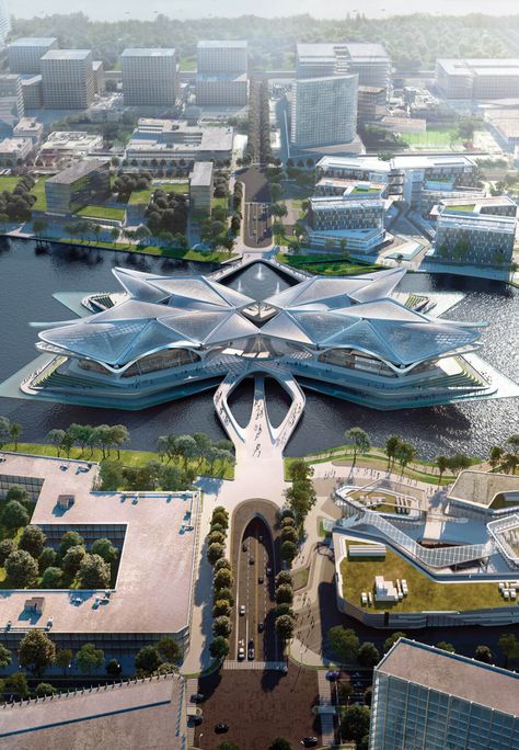 Zaha Hadid Works, زها حديد, متحف فني, Zaha Hadid Architecture, Future Buildings, New Architecture, Sea Nature, Skyscraper Architecture, Art Centre