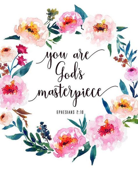 Enjoy your Sunday Dolls!!! :) God's Masterpiece, Wallpaper Bible, Christian Quote, Ayat Alkitab, Scripture Wall, Scripture Wall Art, Printable Bible Verses, Bible Verse Prints, Favorite Bible Verses