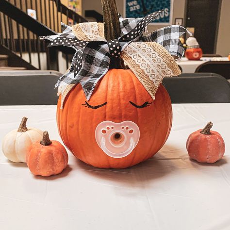 Halloween Shower Ideas, Pumpkin Theme Baby Shower, Lil Pumpkin Baby Shower, November Baby Shower, Jordan Baby Shower, Fall Baby Shower Themes, October Baby Showers, November Baby, Halloween Baby Shower Theme