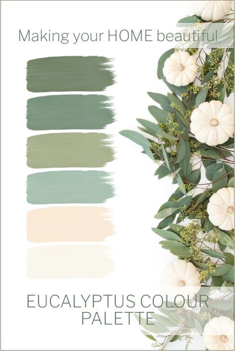 Native to Australia and loved for its gorgeous menthol aroma and delicate grey/green leaves, Eucalyptus is a great plant to style with.  See how to use it in your home here. Rustic Wedding Decorations, Duck Egg Blue, Paint Colors For Home, Romantic Weddings, Wedding Color Schemes, Colour Schemes, Color Pallets, Room Colors, Simple Weddings