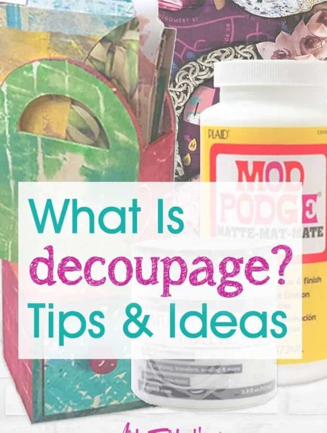 Modern Decoupage Art, How To Decoupage, Picture Transfer, Diy Journaling, Mod Podge Projects, Clothespin Magnets, Diy Mod Podge, Decoupage Crafts, Random Products