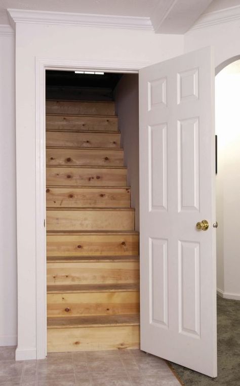 Attic Stairs | Colony Homes Stairs Up And Down Side By Side, Roof Stairs, Loft Conversion Stairs, Attic Conversions, Attic Staircase, Finished Attic, Building Stairs, Attic Room, Loft Stairs