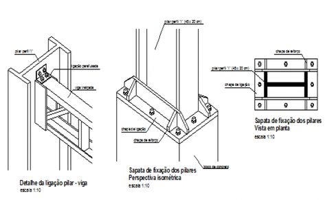 Steel structure detail of connection beam, column drawing with isometric view. Steel Structure Detail, Column Drawing, Column Detail, Terminal Bus, Restaurant Exterior Design, Ranch House Designs, Beam Structure, Detail Drawing, Landscape Architecture Drawing