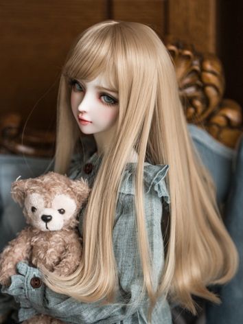 1/3 Wig Light Brown Hair for SD Size Ball-jointed Doll Bjd Accessories, The Hunting Party, Bjd Dolls Girls, Dolls Bjd, Doll Wig, Ball Jointed Doll, Kawaii Doll, Realistic Dolls, Doll Wigs