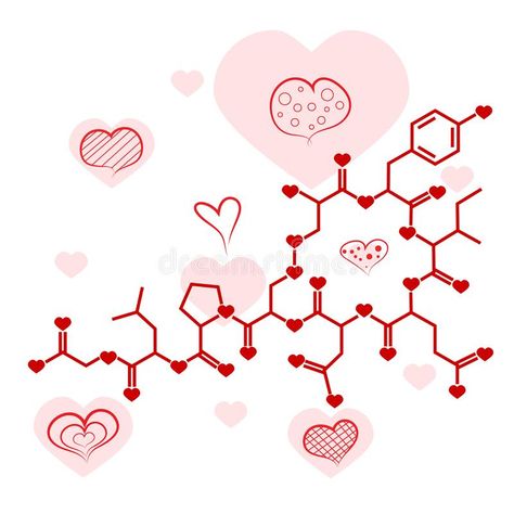 Chemical Formula For Love, Love Chemical Formula, Oxytocin Tattoo, Medical Doodles, Midwife Tattoo, Oxytocin Hormone, Love Chemical, Love Hormone, Molecule Art