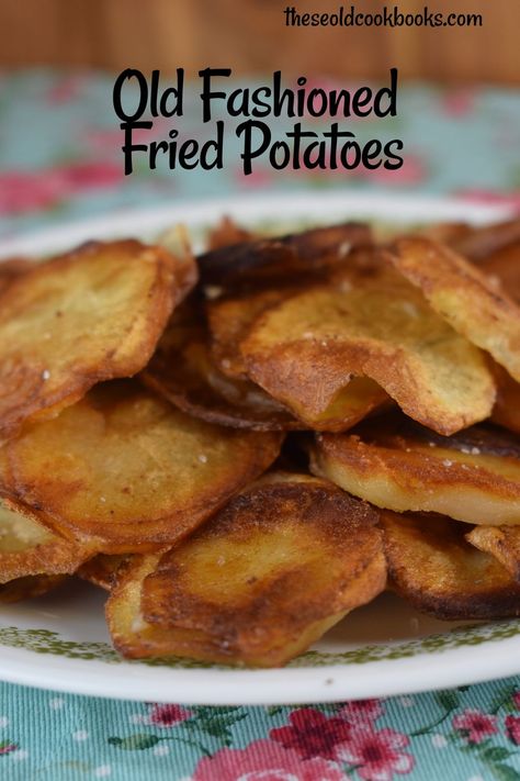 Fried Potatoe Casserole, Fried Potato Sandwich, American Fried Potatoes, Pan Fried Potatoes Sliced, Old Fashioned Fried Potatoes, Crockpot Fried Potatoes, Raw Fried Potatoes, Best Fried Potatoes Recipes, Sliced Fried Potatoes Skillet