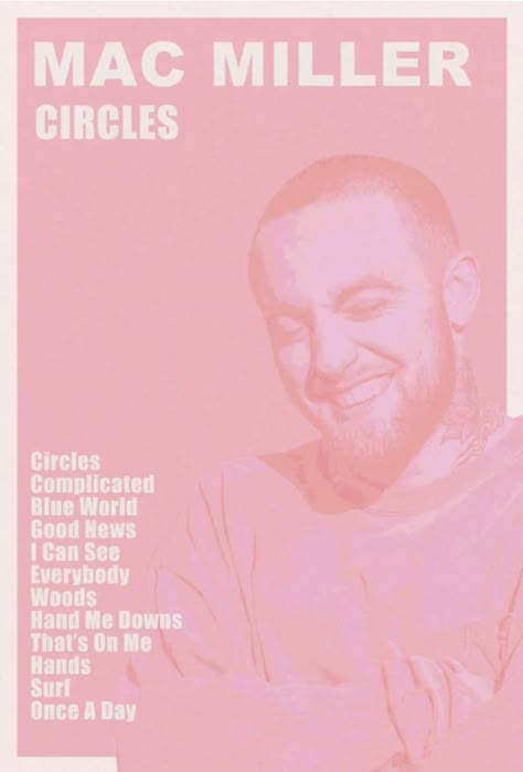 Pink Mac Miller Wallpaper, Album Cover Wall Decor Mac Miller, Pink Mac Miller Poster, Pink Posters Music, Pink Wall Posters Aesthetic, Pink Music Posters Aesthetic, Couqutte Posters, Mac Miller Poster Prints, Pink Music Poster