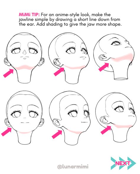 Drawing anime heads from a low angle can be a bit challenging, but here's a tip!

Focus on the omitted lower jaw.  For a simplified anime look, try leaving out the lower jawline entirely.

You don't need line art for every part – use shading to make the character's face appear smoother and cuter. 🩷

Don't forget to click the Pin link to grab you FREE Anatomy Tune-Up Checklist to help perfecting your anatomy drawing! 🎁 Anime Head Looking Down, Anime Head Angles Reference, Anime Face Looking Up, Anime Head Looking Up, Anime Head Turnaround, Low Angle Drawing Reference, Anime Low Angle, Head Looking Up Reference Drawing, Anime Looking Up