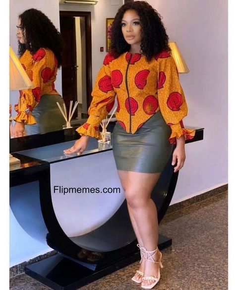 Nancy Isime, Ankara Top Styles, African Tops For Women, Ankara Styles For Women, Ankara Dress Designs, Adventurous Life, Ankara Tops, African Fabric Dress, African Print Tops