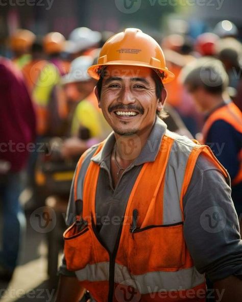 Portrait of a happy male construction worker smiling at the camera. labor day concept, concept, #day, #labor, #Ad Construction Worker Aesthetic, Worker Aesthetic, Firm Foundation, Yellow Belt, Construction Worker, Labor Day, Labour Day, Labor, Vector Free