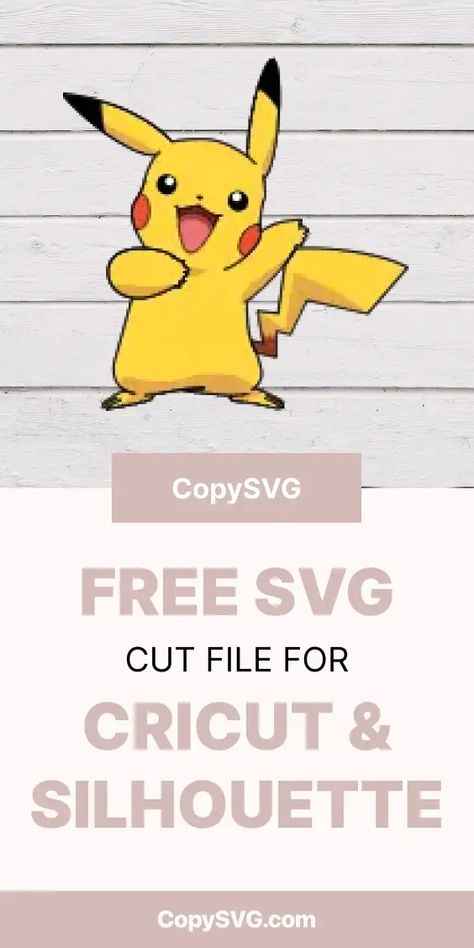 Pikachu Svg Free Cut File For Cricut Pikachu Svg Free, Pikachu Cricut, Pokemon Cricut Projects, Pokemon Svg Files Free, Free Pokemon Svg, Cricut Pokemon, Pikachu Svg, Pokemon Crafts, Pokémon Party