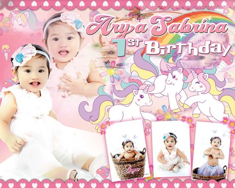 Background For Tarpaulin, Birthday Tarpaulin Background, Birthday Tarpaulin, Birthday Tarpaulin Design, Hello Kitty Birthday Theme, Birthday Scrapbook Layouts, Tarpaulin Design, Unicorn Background, Unicorn Birthday Invitations