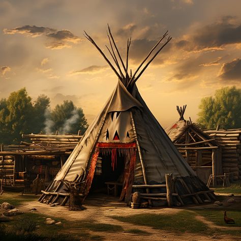 Teepee Art, Western Art Paintings, Native American Teepee, Western Artwork, Native American Men, Native American Patterns, Native American Pictures, Native American Artwork, American Theme