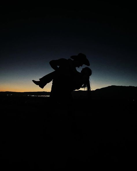 couple in front of horizon line with a sunset Country Couple Aesthetic Wallpaper, Country Love Aesthetic Playlist Cover, Husband And Wife Aesthetic Country, Country Dark Aesthetic, Country Album Covers Aesthetic Spotify, Country Relationship Aesthetic, Country Aesthetic Wedding, Southern Love Aesthetic, Aesthetic Country Couple