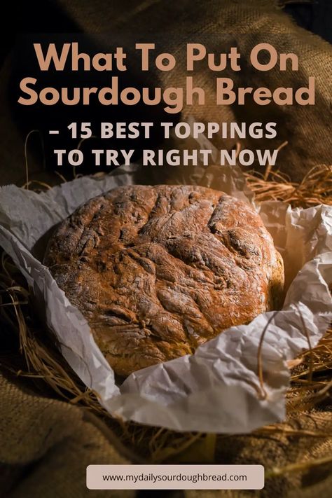 Looking to enhance your sourdough bread with delicious toppings? Look no further! In this guide, we've rounded up 15 amazing toppings to turn your sourdough bread into a masterpiece. We've got classic options like avocado and tomato and more creative choices like caramelized onions and blue cheese. Whether you like sweet or savory, these ideas will inspire you to try new things and create truly unforgettable combinations. #sourdoughbread #toppings #delicious Toppings For Sourdough Bread, What To Pair With Sourdough Bread, Sourdough Bread Toppings, Things To Make With Sourdough Bread, What To Serve With Sourdough Bread, Spreads For Sourdough Bread, What To Put On Sourdough Bread, Sourdough Bread Toppings Ideas, Sourdough Topping Ideas