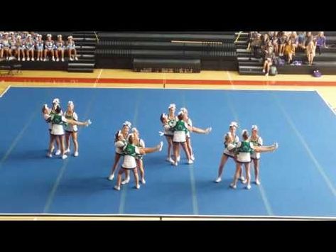 Cheer Dances, Cheer Videos, Easy Cheers, Cheer Pyramids, Cheerleading Videos, Pep Squad, Cheer Dance Routines, Cheerleading Ideas, High School Cheerleading