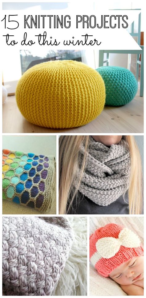 Diy Knitting Projects, Knitting Projects Free, Knitting Pin, Easy Knitting Projects, Diy Knitting, Bag Crochet, Décor Diy, Knitting For Kids, Free Knitting Pattern