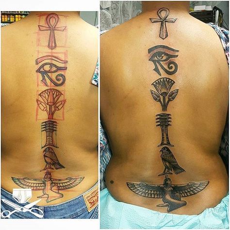 Nefertiti Tattoo, Ankh Tattoo, Tattoo Son, Egyptian Tattoo Sleeve, African Tattoo, Egiptul Antic, Queen Tattoo, Black Girls With Tattoos, Tattoos For Black Skin