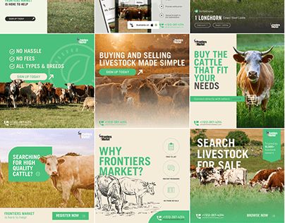 Check out new work on my @Behance profile: "Social Media Design | Frontier Market" http://be.net/gallery/194441793/Social-Media-Design-Frontier-Market Farm Social Media Design, Social Media Posts Design, Store Branding, Instagram Promotion, Farm Store, Cattle Farming, Farm Design, Social Media Design Inspiration, Illustration Graphic Design